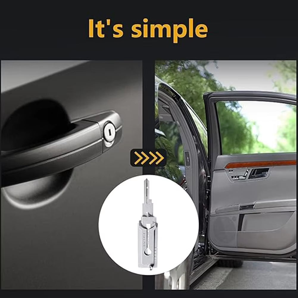 SS001 Key Decoder Hook Tool Pickup Hand Tool Stainless Steel Precision Tool O-Ring Pickup Kit Maintenance Repair Kit 
