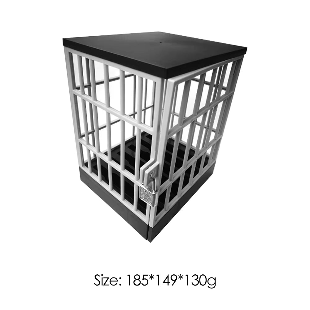 Cell Phone Jail Mobile Phone Prison with Lock up Phone Jail Cage Novelty Gift Table Office Gadget Storage Organizer