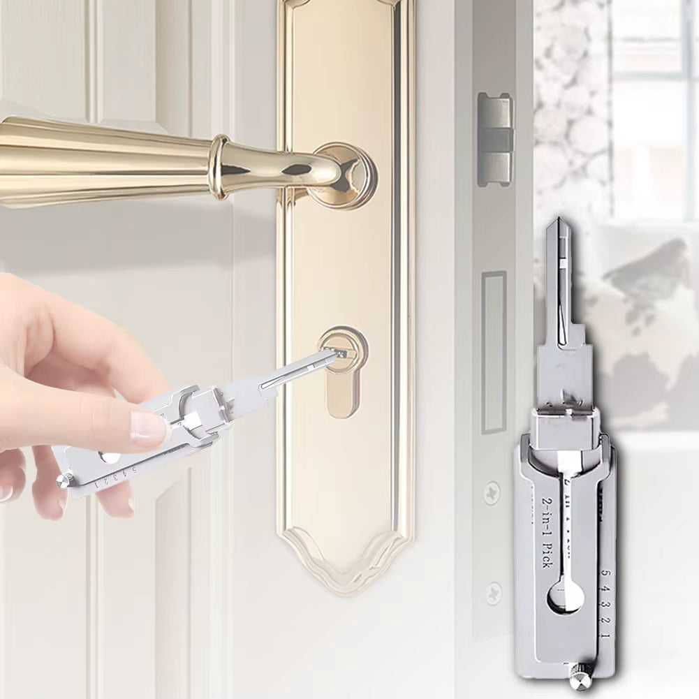 SS001 Key Decoder Hook Tool Pickup Hand Tool Stainless Steel Precision Tool O-Ring Pickup Kit Maintenance Repair Kit 