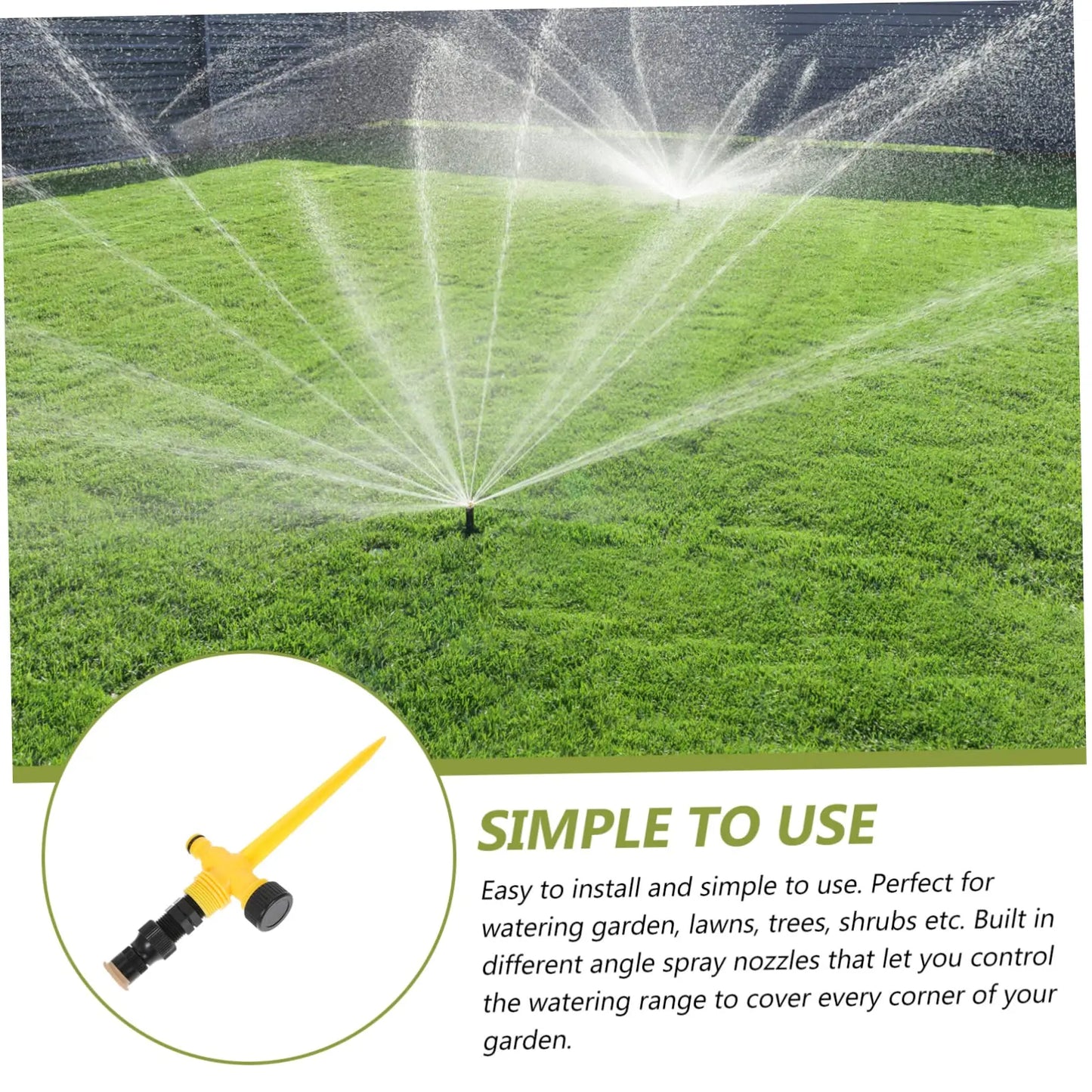 360° Rotation Automatic Garden Sprinkler
