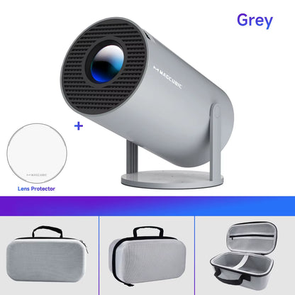 Projector HY300 Pro 4K Android 11 Dual Wifi6 260ANSI Allwinner H713 BT5.0 1080P 1280*720P Home Cinema Outdoor Projetor