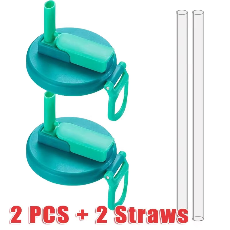 Creative Soda Can Seal Cover Contrasting Color Silicone Soda Lids with Straws Outdoor Picnics Portable Beverage Soda Tank Cover