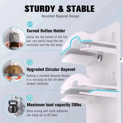 Wall Mounted Hat Holder 