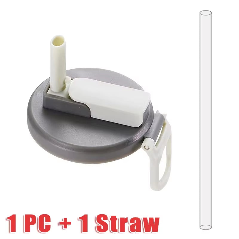 Creative Soda Can Seal Cover Contrasting Color Silicone Soda Lids with Straws Outdoor Picnics Portable Beverage Soda Tank Cover