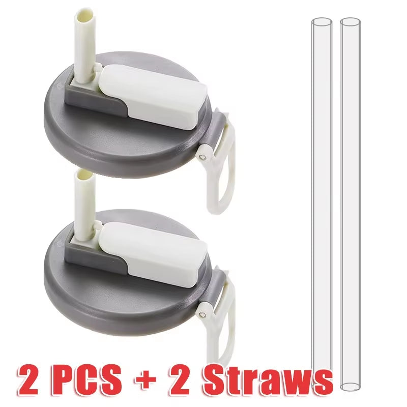 Creative Soda Can Seal Cover Contrasting Color Silicone Soda Lids with Straws Outdoor Picnics Portable Beverage Soda Tank Cover